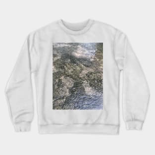 wet cement floor texture Crewneck Sweatshirt